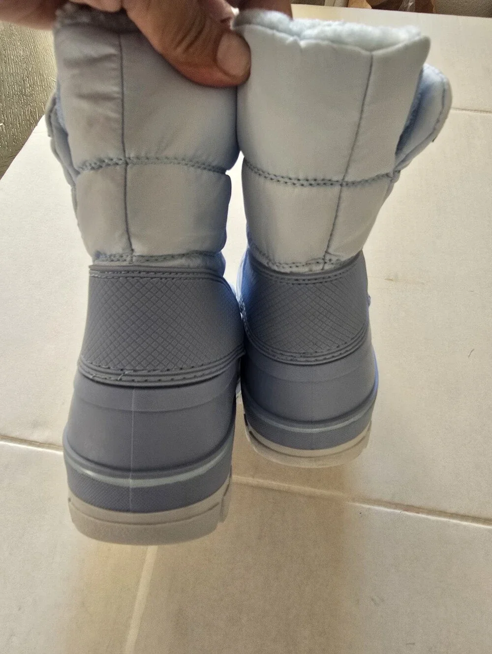 Lands' End Flurry Waterproof Fleece Winter Kids Snow Boots Size 3